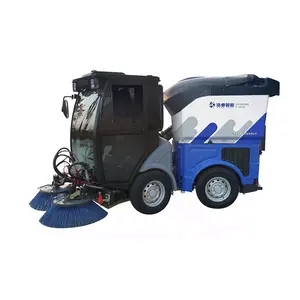 Multi-Functional Oem Automatic Industrial Floor Sweeper Four Wheel Steering Road Sweeper Cleaning Machine Diesel Road Sweeper