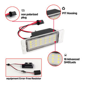 2 Luces LED para Matrícula para <span class=keywords><strong>OPEL</strong></span> VAUXHALL <span class=keywords><strong>MOKKA</strong></span> X Insignia Sports Tourer Cadillac GMC Chevrolet Cruze Camaro Corvette - Product Image 5