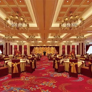 ホテル階段カーペット中国カーペット工場80% ウール20% ナイロンゲームルームKTVカジノカーペット