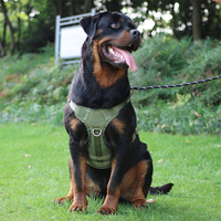 Harnais pour chien personnalisé en gros, réglable, durable, anti-traction, gilet d'entraînement pour chien, harnais tactique pour chien