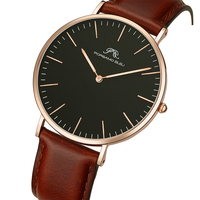 Montre simple et élégante pour homme, cadran 40 mm, modèle DW, acier inoxydable 316L, mouvement japonais GL20, PORSAMO BLEU WATCH U2750G
