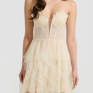 Nuevos Vestidos de Halloween de Lujo para Mujer, Vestido Ajustado de Malla de Doble Capa para Verano, Vestidos Elegantes e Informales - Product Image 2