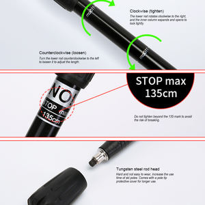 Venta al por mayor personalizado ligero Nordic Walking Trekking Bastón de esquí Venta caliente Cross Country Alpine Ski Pole Outdoor Ski Sticks - Product Image 2