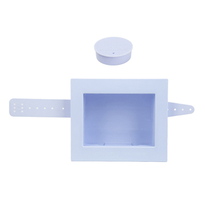 Nhựa máy giặt Hộp ổ cắm với <span class=keywords><strong>1</strong></span>/<span class=keywords><strong>4</strong></span> lần lượt nóng và lạnh tắt van máy giặt Hộp ổ cắm với trung tâm cống - Product Image 2