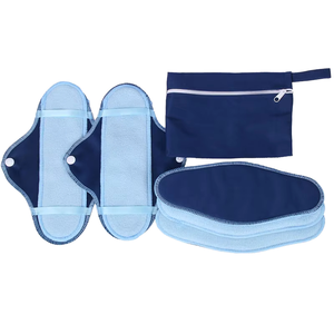 Offre Spéciale : Lot de 8 Serviettes Hygiéniques en Tissu Écologique Respirant, Super Absorbantes pour Femmes - Product Image 3