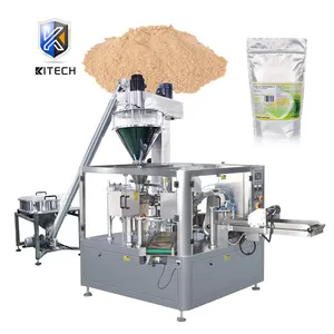 KL-210FD Automatic Premade Pouch Powder Packing Machine High Speed Fill And Seal Rotary Packing Machine