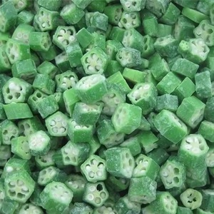 <span class=keywords><strong>Verduras</strong></span> congeladas frescas de okra enteras y cortadas con certificación IQF - Product Image 5