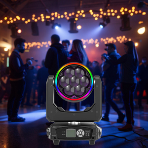 Showtime Factory 7*40W Mini Bee Eye LED Cabeza móvil Zoom Wash Stage Show Disco Luces - Product Image 1