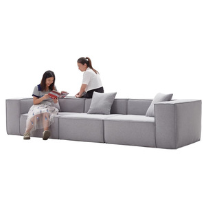 Canapé de salon de haute qualité, design simple, <span class=keywords><strong>gris</strong></span>, modulaire et compressible - Product Image 5