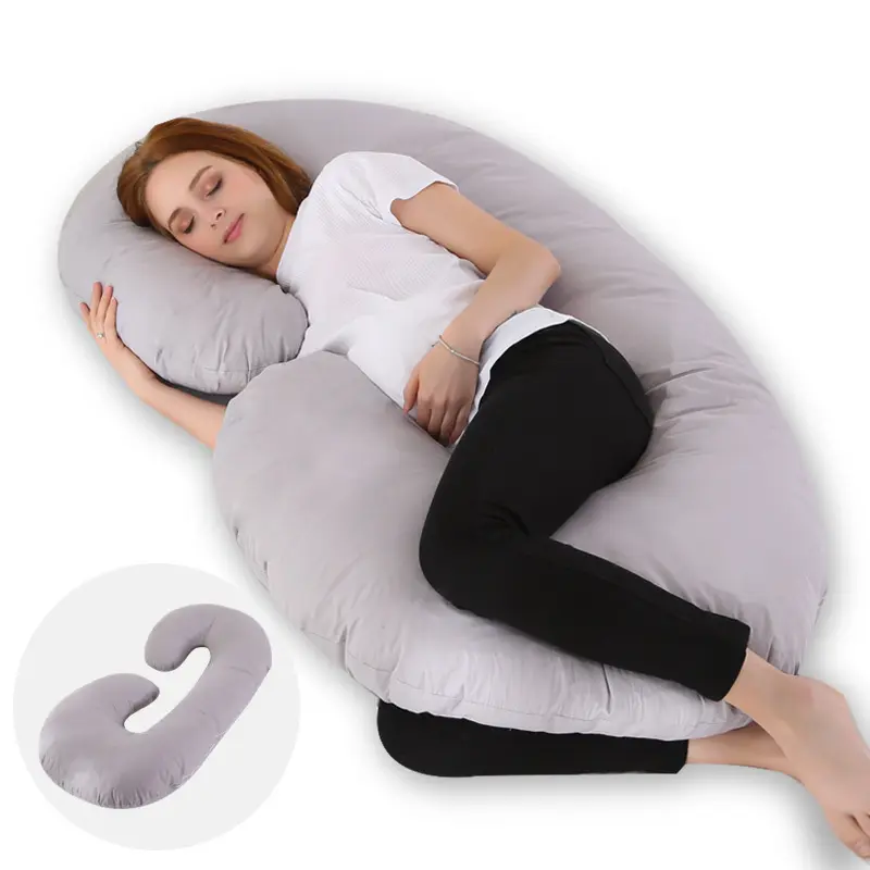 U Shaped Pregnancy Pillow Full Pregnancy Pillow Maternity Body Pillow for Pregnant - for Side Sleeping and Back Pain Relief