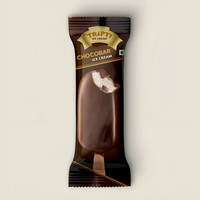 Emballage de barre de crème glacée au chocolat imprimé sur mesure en usine, emballage en plastique, film laminé, emballage de sucette glacée