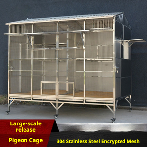 RVS grote duivenkooi buitenkooi voor kweek en vrijlating, meerdere maten - Product Image 4