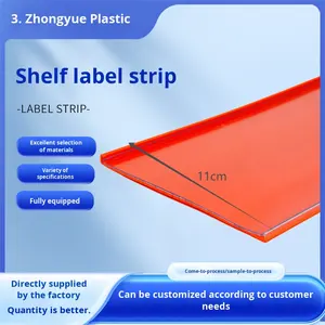 מדף סופרמרקט dustproof <span class=keywords><strong>pvc</strong></span> תווית רצועה דו צדדית דבק שטוח מחיר פלסטיק 110 מ "מ רחב פס כרטיס שקוף - Product Image 6
