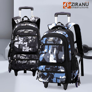 Sac <span class=keywords><strong>à</strong></span> dos <span class=keywords><strong>à</strong></span> roulettes pour garçons de haute qualité, vente chaude, multifonctionnel, sacs d'école <span class=keywords><strong>à</strong></span> roulettes imperméables, sac <span class=keywords><strong>à</strong></span> roulettes pour adolescents, sacs d'école pour étudiants - Product Image 6