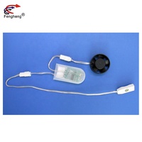 Ventilateur de refroidissement à cadre rond 40x40x10mm 12V 24V, pour chaussures, lampe torche, 4010 LED, 40mm
