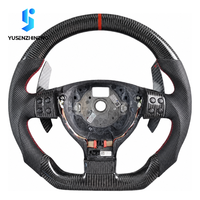 Volant de voiture personnalisé en cuir et fibre de carbone pour VW Golf Mk5 Mk4 Polo 4 5 R Cc Volkswagen GTI GTD Scirocco Jetta Tt Accessoires