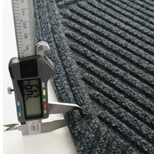 Commercial Carpet PVC Anti Slip <b>Mat</b> Stripe Gray Rectangle Floor <b>Mat</b> For Entrance Corridor Outdoor Use <b>Large</b> Area Absorbent <b>Mat</b> - Product Image 1