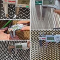 Maille de grille de fil d'acier micro-déployé en aluminium Garde-gouttière en métal déployé Maille de feuille Produit de haute qualité