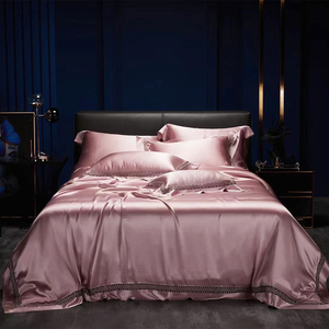थोक लक्जरी रेशम साटन बिस्तर शुद्ध शहतूत Pillowcase रेशम Duvet कवर सेट, रेशम चादरें Oeko-Tex योग्य - Product Image 1