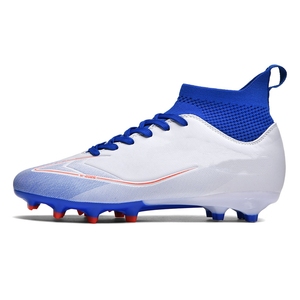 נעלי כדורגל אופנתיות עם לוגו בהתאמה אישית, נעלי כדורגל עמידות למים, נגד החלקה, עם ספייק ארוך וגבוה - Product Image 3