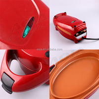 AOJA Mini poêle à oeufs électrique antiadhésive Crêpière à crêpes Contrôle de la température Tortilla Chapati Roti Makers pour la cuisine domestique