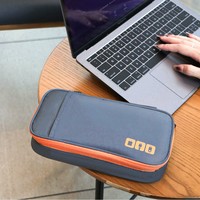Bolsa de Almacenamiento para Cables de Datos y Baterías Externas, con Cierre de Cremallera, de Poliéster Resistente, Ligera, para Accesorios Digitales