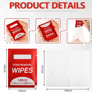 Lingettes détachantes à lessive instantanée | pré-humidifiées et portables | pour vêtements, tapis et tissus - Product Image 4