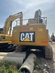 เครื่องขุด Cat340D Cat349D ใช้ใน Cat345D 49ตันเครื่องจักรไฮดรอลิกตีนตะขาบทำงานต่ำในสต็อก - Product Image 6