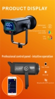 Nouvelle lampe vidéo LED portable 300W 2800-6800K à intensité variable continue avec monture Bowens pour studio photo/vidéo