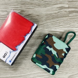 GO3 Portable BT <b>Speaker</b> <b>Mini</b> Wireless Outdoor Subwoofer Fabric Cover Pocket Stereo Audio for Party Family Use - Product Image 5