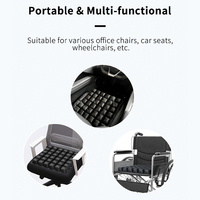 Coussin de voyage portable confortable, coussin d'air gonflable 3D pour siège de voiture, chaise de bureau