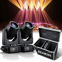 Luz móvil SFR 295W Beam Light 14r DMX512, equipo de escenario móvil para DJ, ideal para conciertos y eventos en clubes, con estuche de transporte personalizado.