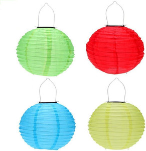 Le jardin solaire allume la lampe décorative de vacances de lanterne chinoise extérieure de <span class=keywords><strong>papier</strong></span> - Product Image 4