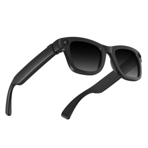 Smart Glasses 8MP Camera <b>Bluetooth</b> Calling Voice Control Black Dual Lenses - Product Image 5