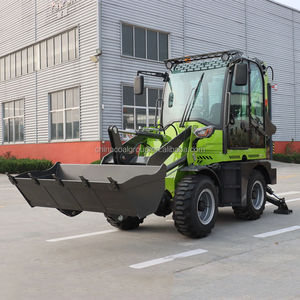 Trái đất di chuyển máy móc Mini Máy kéo towable 4x4 nông nghiệp Máy kéo với backhoe loader máy xúc để bán - Product Image 3