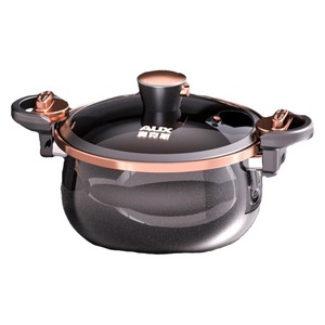 Olla para sopa esmaltada AUX de 7L antiadherente para guisar, cocinar a fuego lento y preparar sopas con tapa - Product Image 1