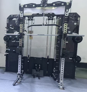 Dinuo Premium Multi Functional Power Rack Commercial Gym Smith Machine Dual Cable Crossover Trainer Squat Storage Sd-1249-1 Oem - Product Image 4