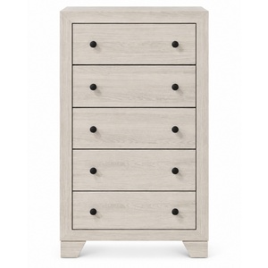 Cómoda Moderna Blanca con Cajones TSCA CARB P2, Mueble de Dormitorio en Oferta, Organizador de Armario - Product Image 4
