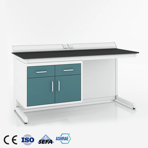 SEFA 8M Chứng Nhận Treo Nội Các Phòng Thí Nghiệm Bảng Phòng Thí Nghiệm Đồ Nội Thất Kim Loại Làm Việc Băng Ghế Dự Bị Thép Không Gỉ - Product Image 4