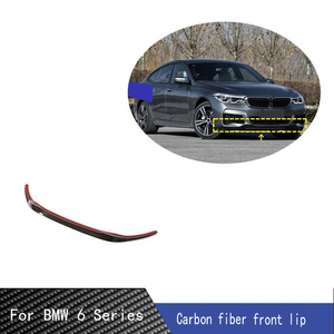 LANNER BMW Serie 6 GT M-SPORT Labio de Parachoques Delantero de Fibra de Carbono Brillante 2017-2019 - Product Image 1