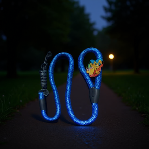 Guinzaglio per Animali Domestici Riflettente Rinforzato 15mm X 1,5m Corda Riflettente Premium per Passeggiate Sicure all'Aperto - Product Image 2