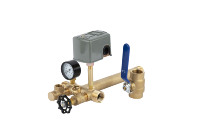 Kit de Instalación de Conexión en T para Tanque de Pozo de Agua con Conexión en T de 1\" x 11\" con Grifos Delanteros Dobles