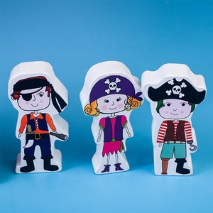 FSC Factory Sale Custom Jigsaw Puzzle Gift Set Cover <strong>Pirates</strong> Theme Kids Educational Toys With Story <strong>Books</strong> - Product Image 3