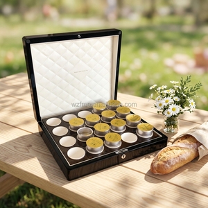 Luxury Wooden Gift Box for Dates Dried Fruits Chocolate and Tea | Natural Solid Wood Storage Container for <strong>Gourmet</strong> <strong>Food</strong> - Product Image 5