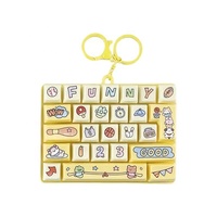 Nouveau design 2026 – Clavier mécanique anti-stress créatif et mignon à 26 touches, jouet anti-stress, porte-clés à pression pour enfant, pendentif pour cartable