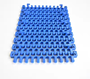 Bande transporteuse modulaire en plastique à grille plate de haute qualité série 2400 pour la ligne de transport et de traitement de l'industrie de la viande de fruits et légumes - Product Image 3