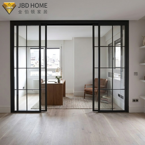 <span class=keywords><strong>Porte</strong></span> coulissante en aluminium robuste certifiée NFRC résistante aux ouragans, double vitrage trempé pour villa <span class=keywords><strong>de</strong></span> luxe, <span class=keywords><strong>patio</strong></span>, balcon - Product Image 2