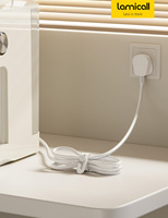 Lamicall STRK04 Lot de 10 attaches de câble réutilisables en silicone, organisateur de fils, attaches de cordon, support de gestion multi-usages, câble de chargeur