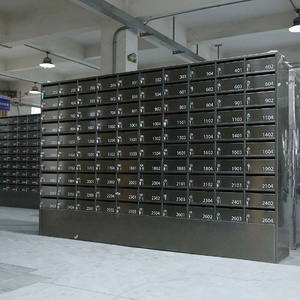 Buoyant Metal Mailboxes Custom Stainless Steel Commercial Multi-unit Key Lock Letter Box Indoor Apartment Residential Mailbox - Product Image 2