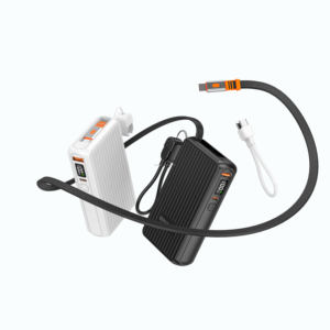 Soluzione di Power Bank portatile H26 10000mah con uscita cavo retrattile incorporato - Product Image 2